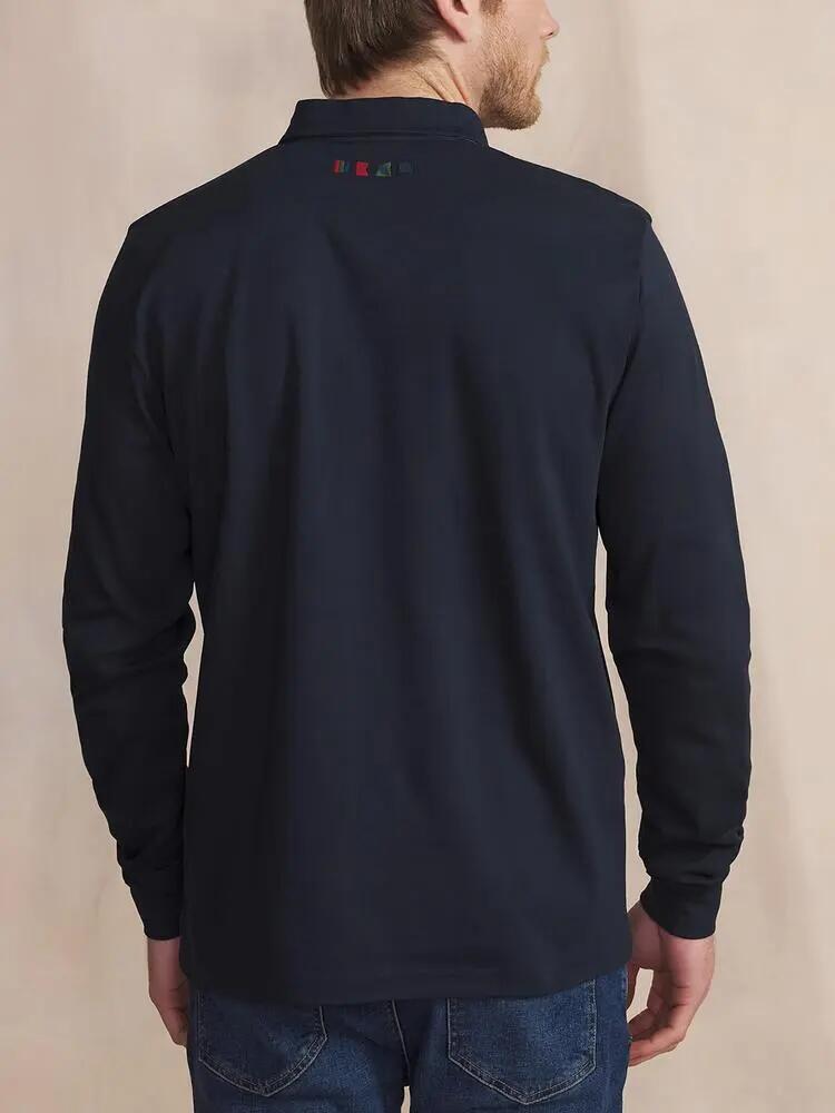 Polo manches longues - Homme - VALONPOL - Bleu marine 2/5