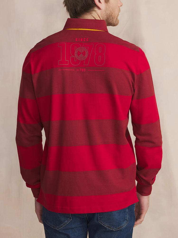 Polo manches longues homme MATIOPOL - coupe ajustée, 100% coton 2/5