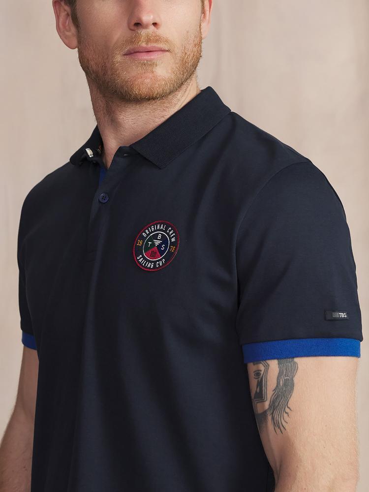 Polo manches courtes Homme VALDEPOL - Marine 4/5