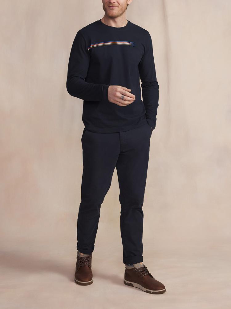 T-shirt manches longues homme JONSITEE - Marine 3/5