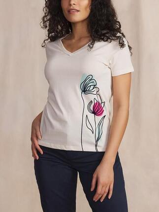 T-shirt manches courtes femme MELBATEE Celeste