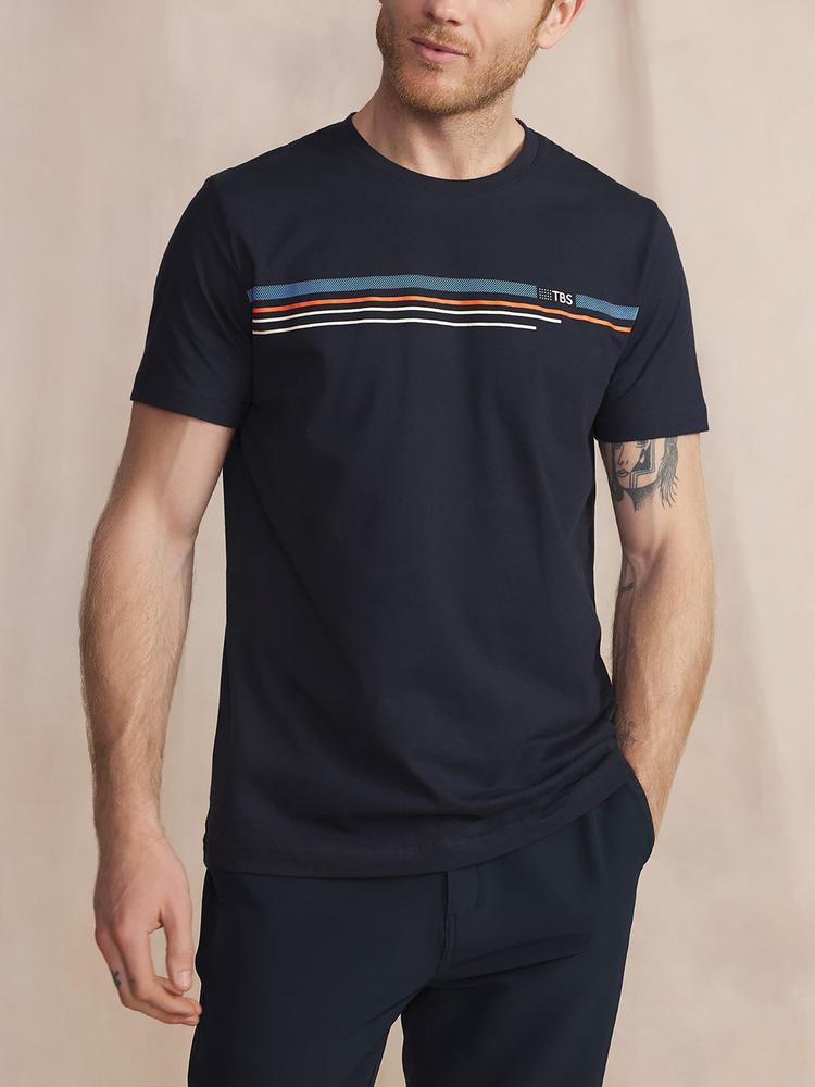 Camiseta de Hombre TBS NINIOTE Azul Marino 3/5