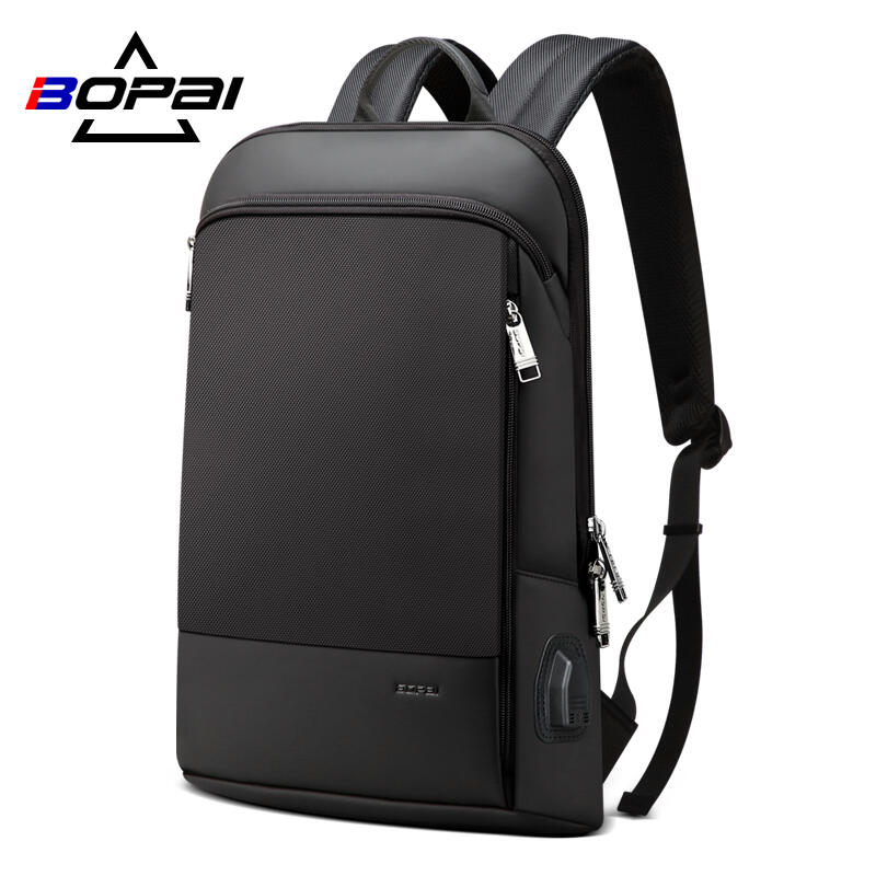 Bopai Anti-Theft Waterproof 15.6" Laptop Backpack Travel Business Work Bag Black