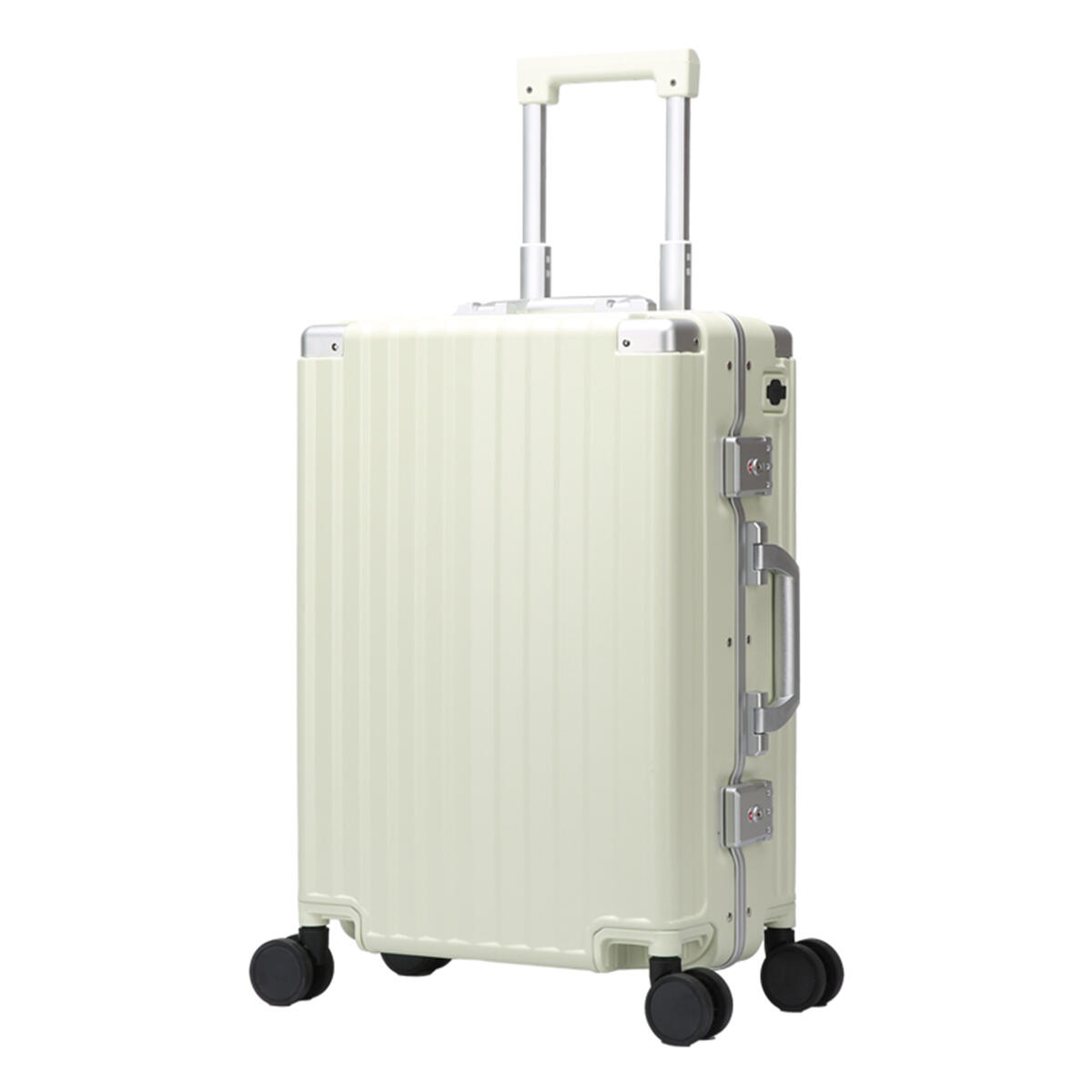 Bopai Aluminium Suitcase TSA Lock 8-Wheel Travel Luggage Green