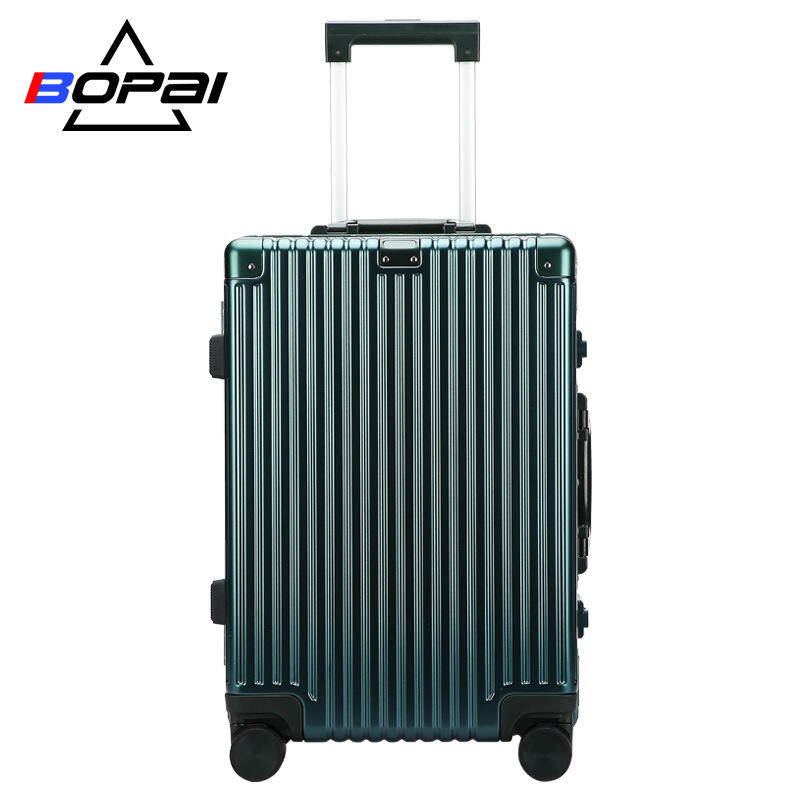 Bopai Aluminium Suitcase Travel Luggage Green