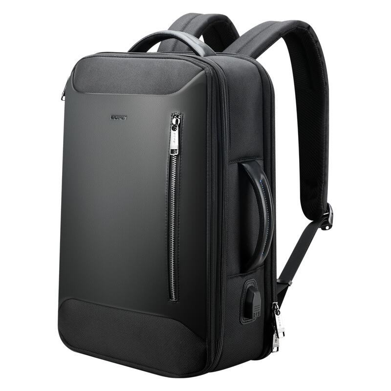 Bopai Anti-Theft Waterproof Laptop Backpack Travel Business Work Bag Black