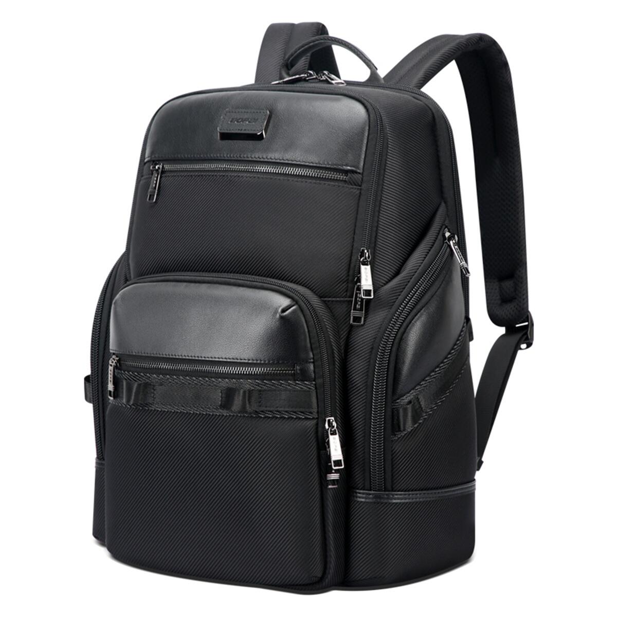 Bopai Anti-Theft Waterproof Laptop Backpack Travel Business Work Bag Black