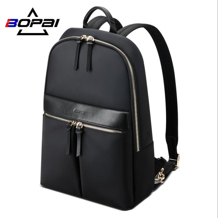 Bopai Waterproof 14" Laptop Backpack Travel Business Work Bag Black