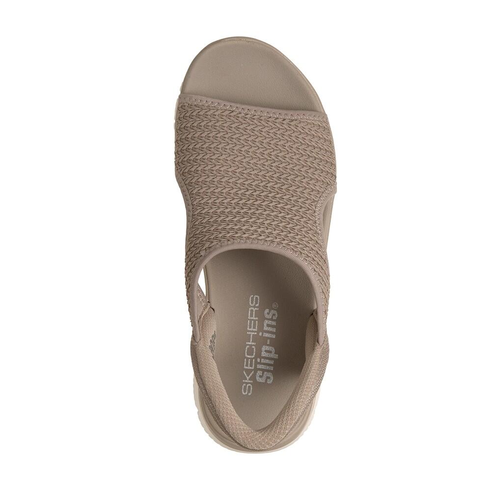 Sandalia Mujer Skechers Slip-ins Summits Sandal Sweetly Taupe 5/7