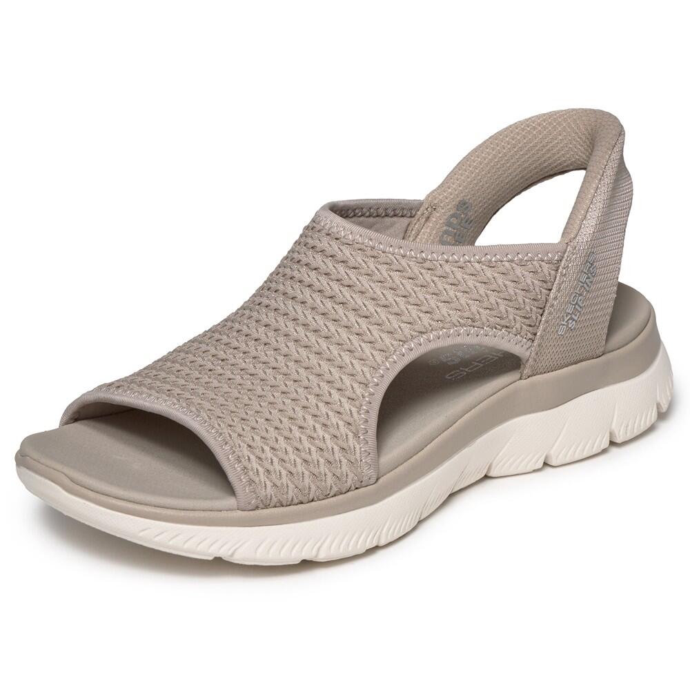 Sandalia Mujer Skechers Slip-ins Summits Sandal Sweetly Taupe 4/7