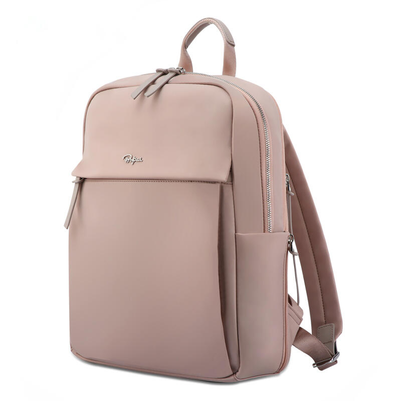 Bopai Waterproof Laptop Backpack Travel Business Work Bag Apricot