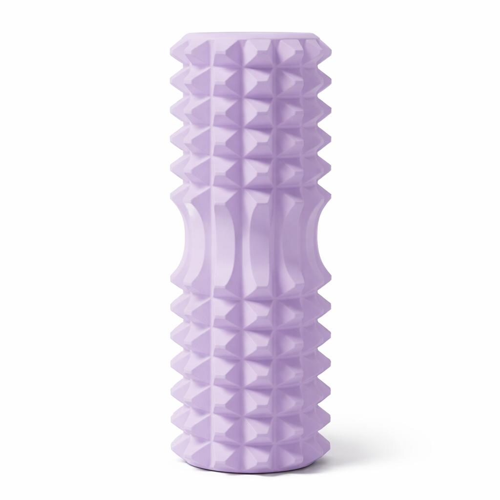 Purple Foam Roller Massager for Deep Tissue Muscle Recovery & Yoga