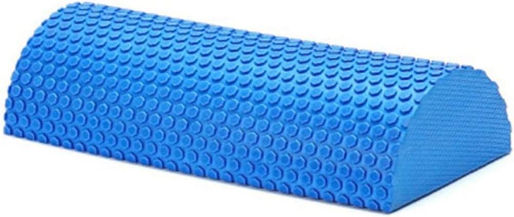 Half Round Foam Roller for Pain Relieved (Blue)