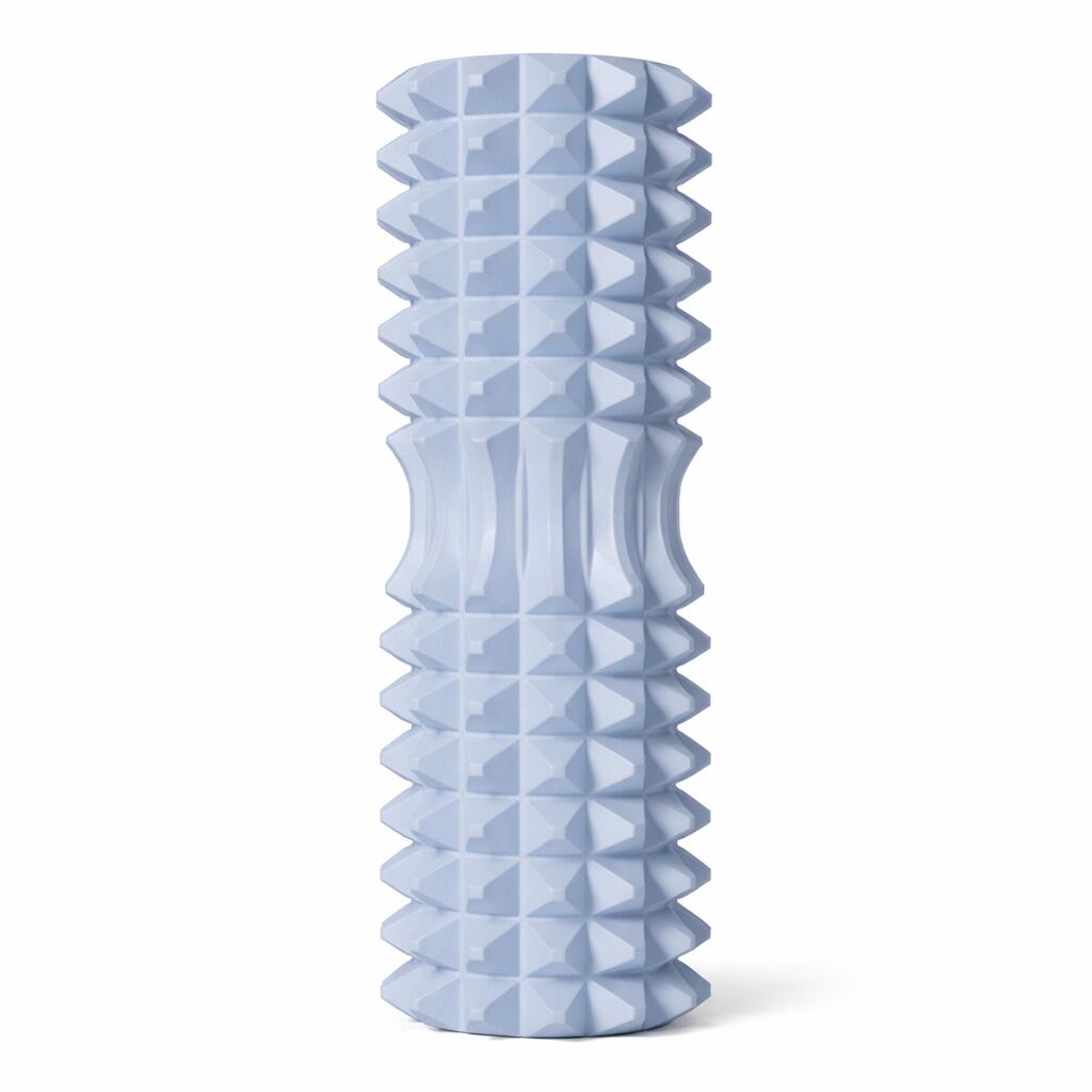 Blue Foam Roller Massager for Deep Tissue Muscle Recovery & Yoga