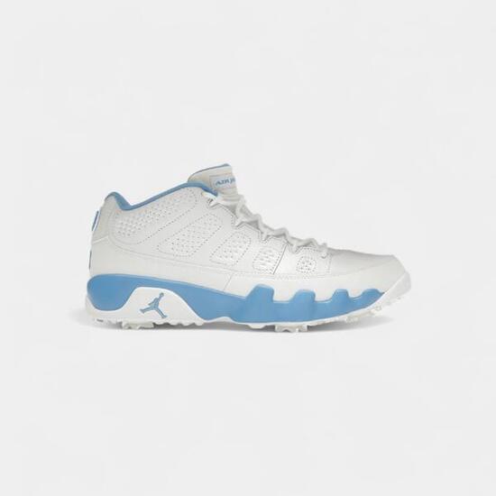 Jordan 9 Retro Low Golf White University Blue