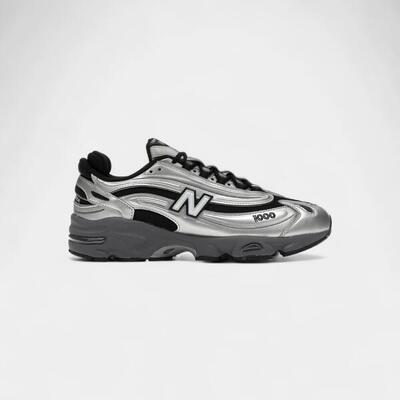 New balance 1000 black silver metallic