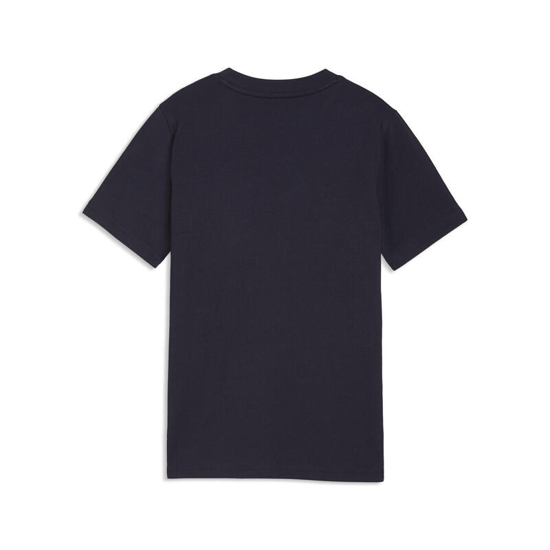 Tricou alergare copii mânecă scurtă Graphic Cat, alb PUMA