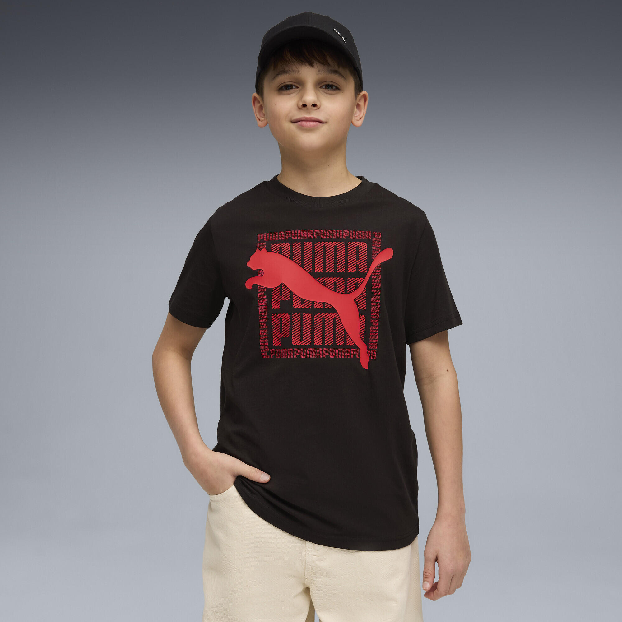 T-shirt con grafica Cat per ragazzi PUMA 2/5