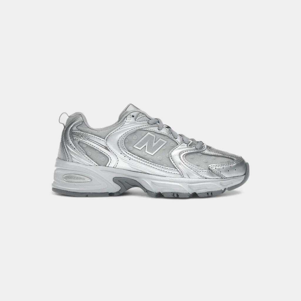 New Balance 530 Silver Metallic Raincloud Polka Dots