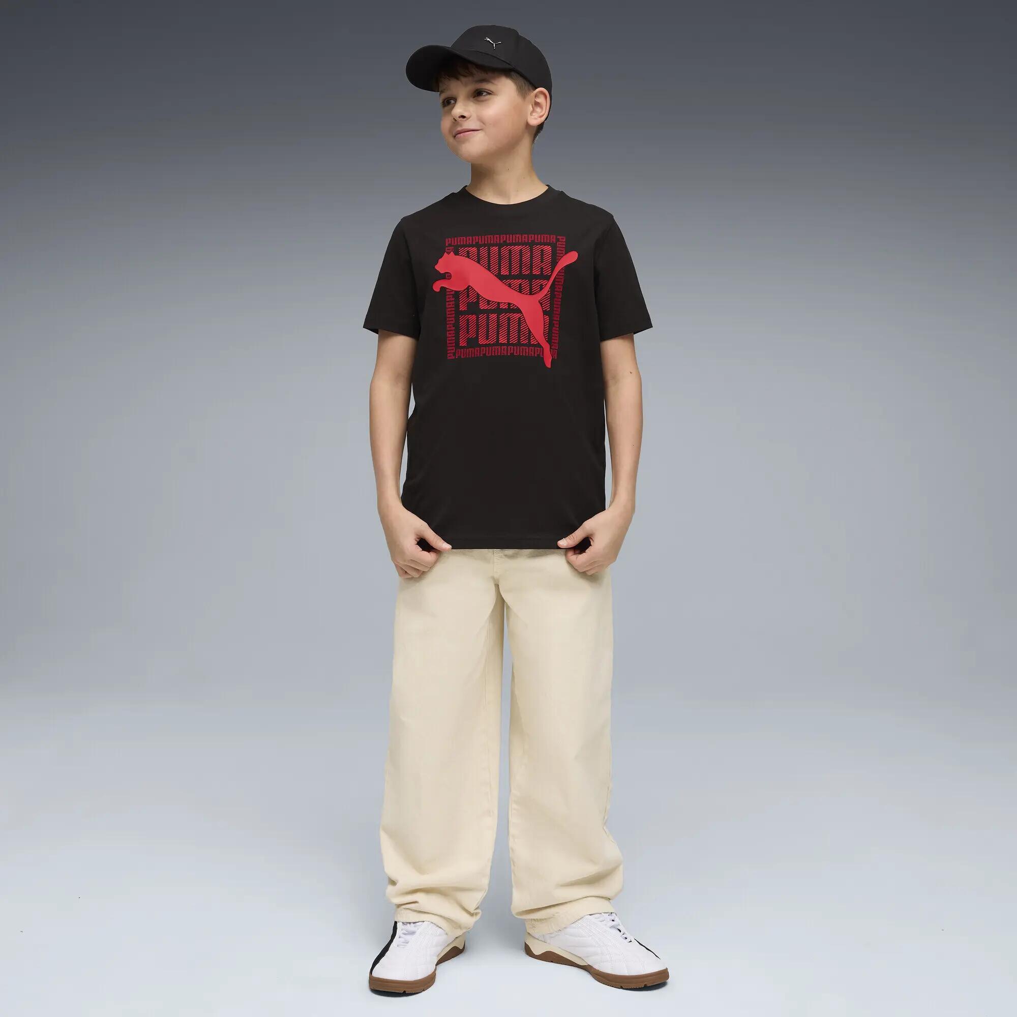 T-shirt con grafica Cat per ragazzi PUMA 4/5