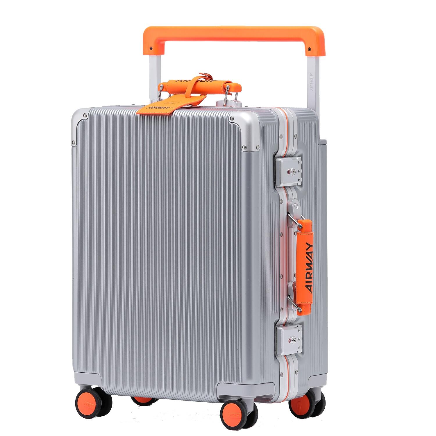 AIRWAY Titan Carry - Aluminium Frame Suitcase Carry-On Luggage 20 Inch
