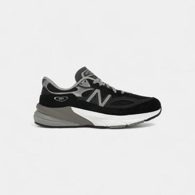New balance 990v6 miusa black grey white (women's)