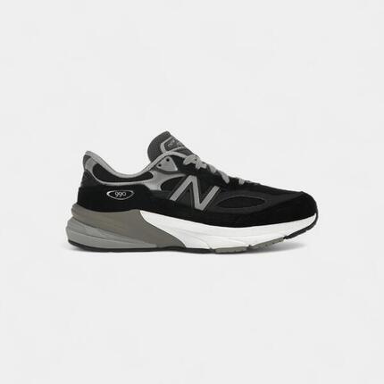 New Balance 990v6 MiUSA Black Grey White (Women's)