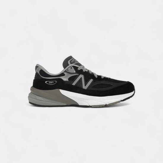 New Balance 990v6 MiUSA Black Grey White (Women's)