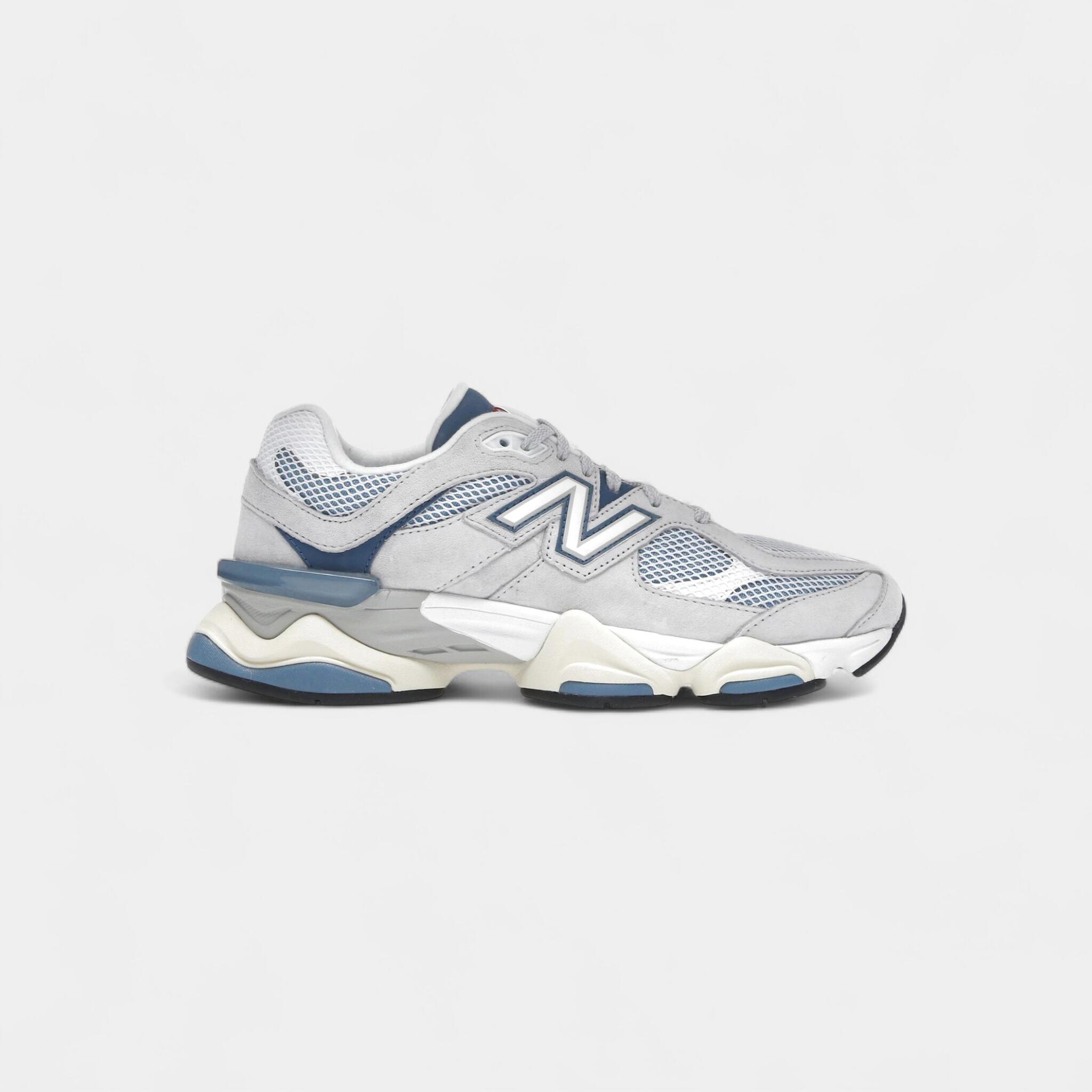 New Balance 9060 Pearl Grey Dark Shoreline Blue 1/2