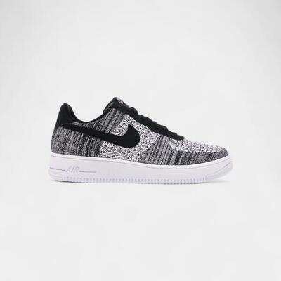 Nike Air Force 1 Flyknit 2 Black Pure Platinum
