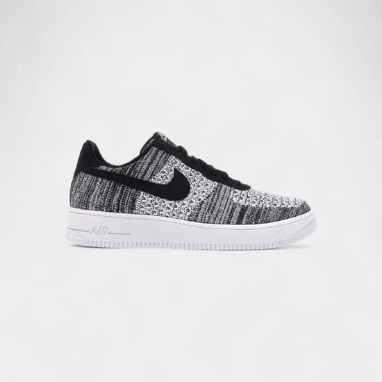 Nike Air Force 1 Flyknit 2 Black Pure Platinum