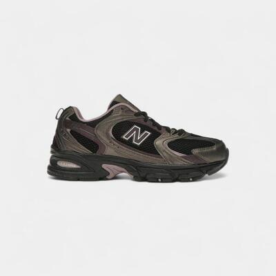 New balance 530 black metallic plum brown