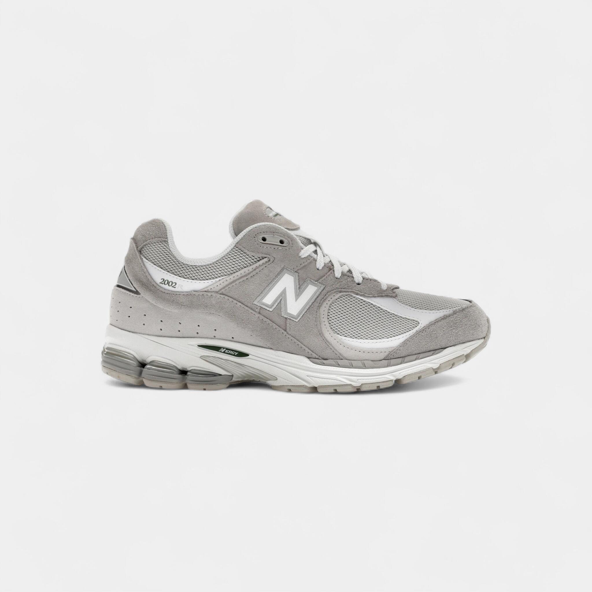 New Balance 2002R Rain Cloud Grey Matter White Green 1/3