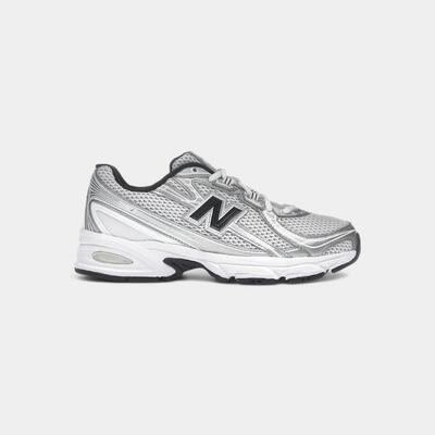 New balance 740 white silver metallic navy