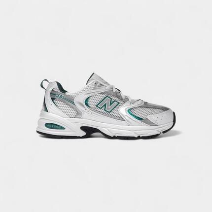 New Balance 530 White Silver Green