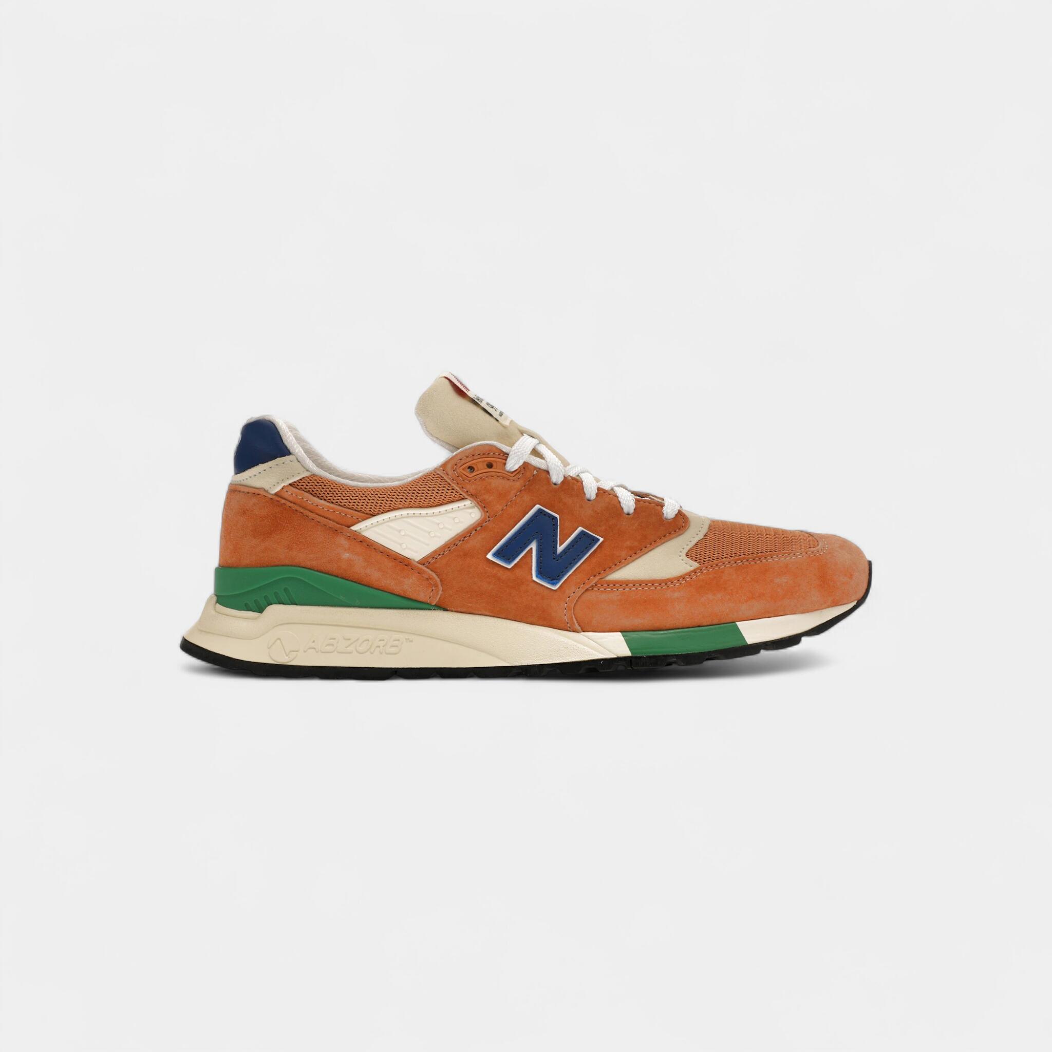 New Balance 998 MiUSA Teddy Santis Orange Royal 1/3