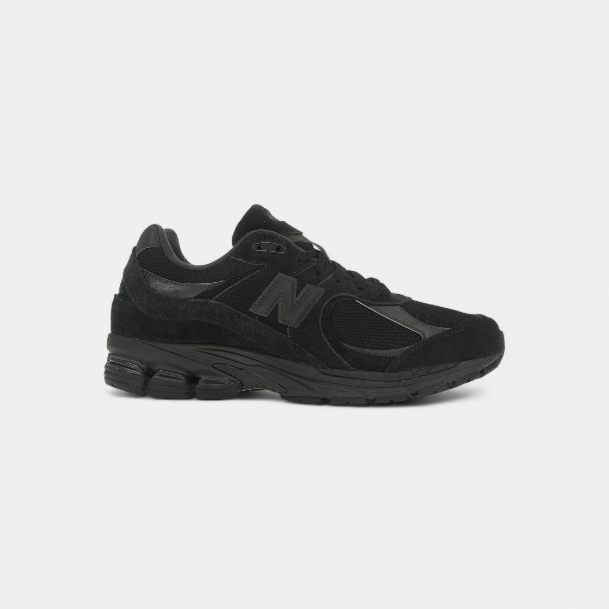 New Balance 2002R Triple Black Suede 1/3