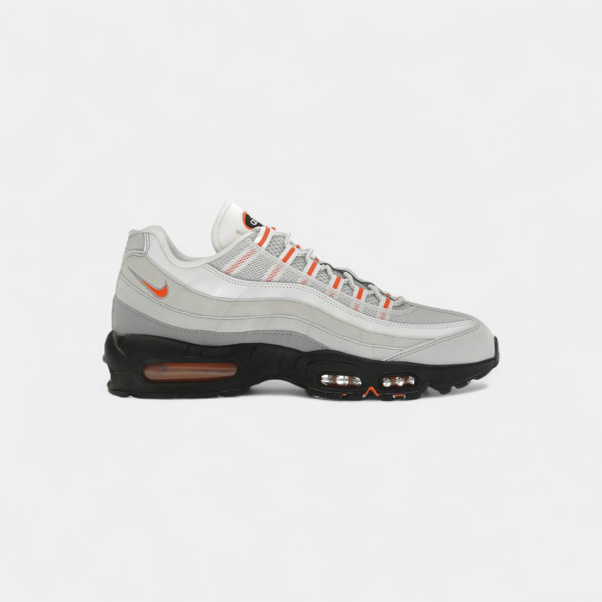 Nike Air Max 95 Wolf Grey Safety Orange Pure Platinum 1/3