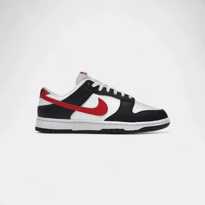 Nike dunk low retro red swoosh panda