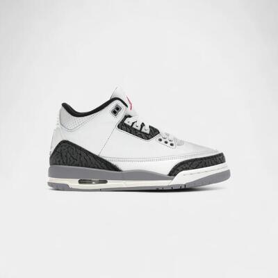 Jordan 3 Retro Cement Grey (GS)