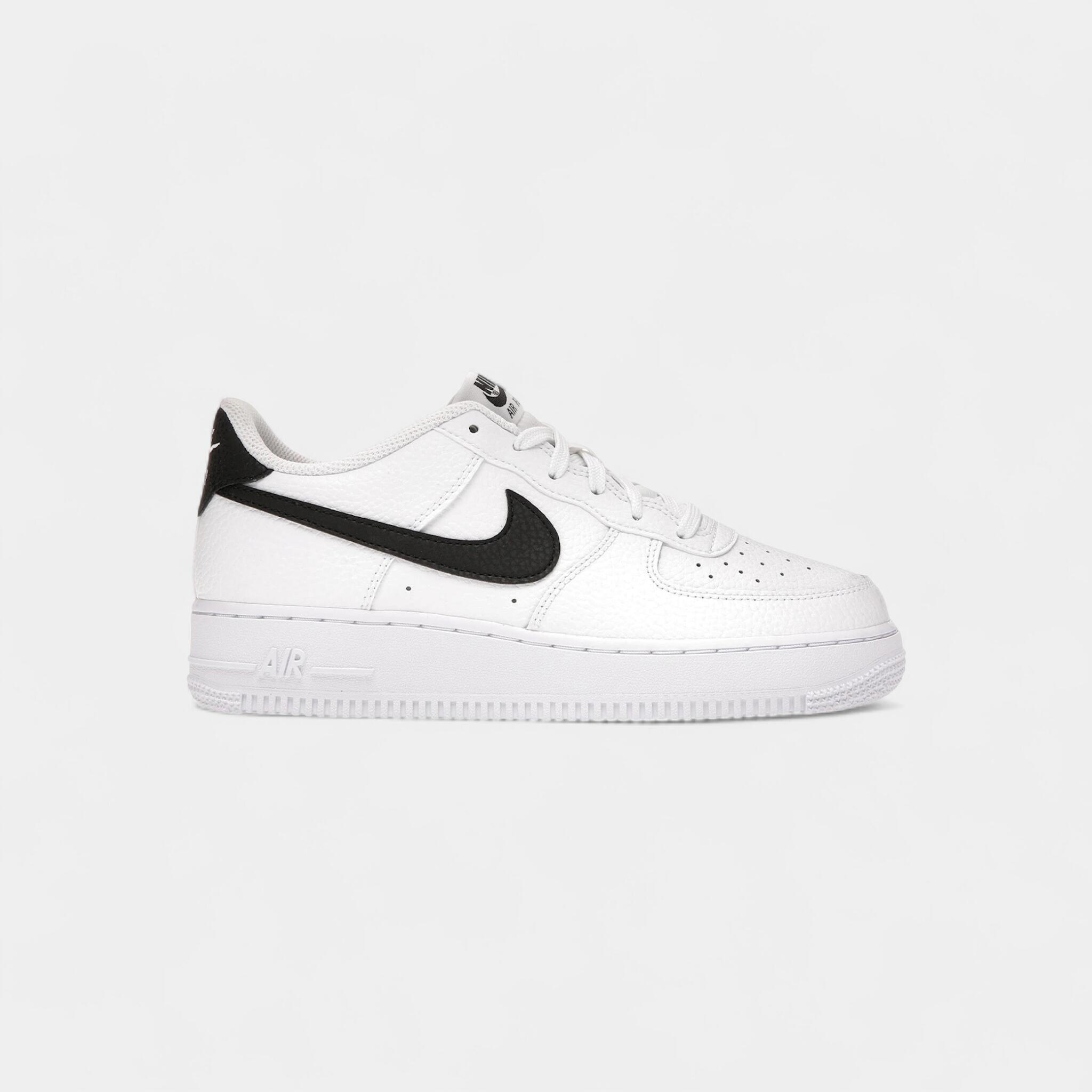 Nike Air Force 1 Low LV8 Black Gum Light Brown White (GS) 1/3