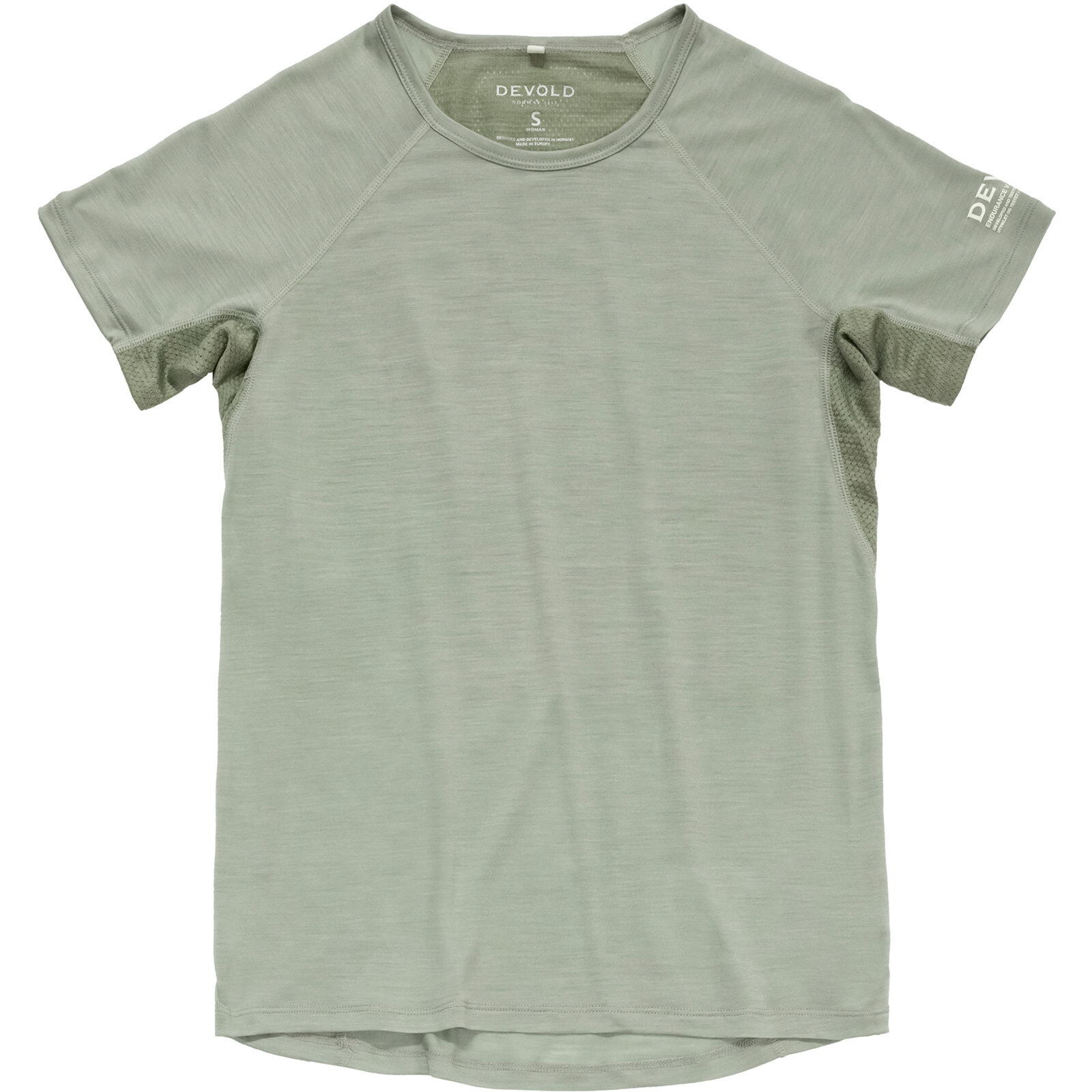 Kurzarm-Shirt Endurance Merino 130 T-Shirt Wmn fog 1/6