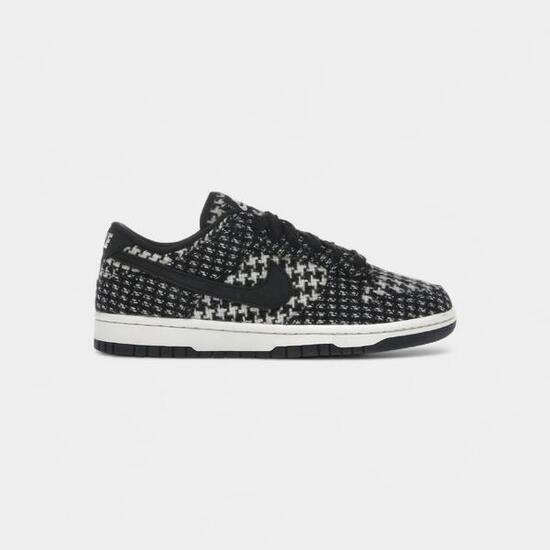Nike Dunk Low Harris Tweed White Black Multi (Women's)