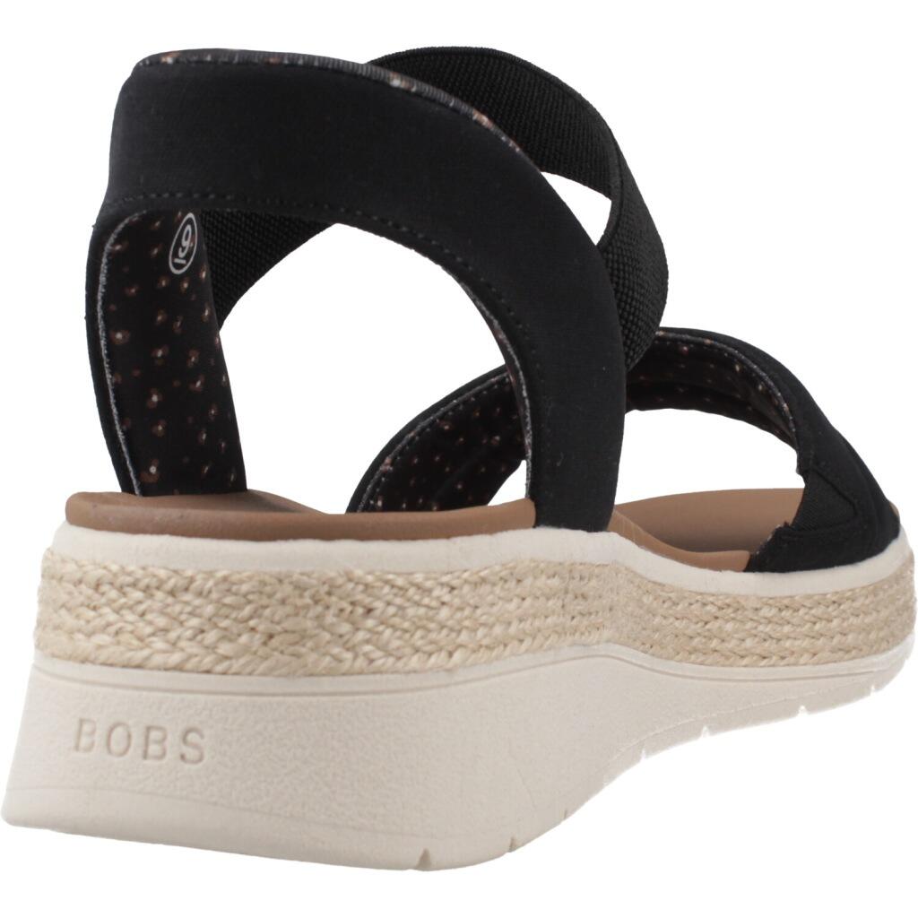 Sandales Plates Femme Skechers  Noir 3/5