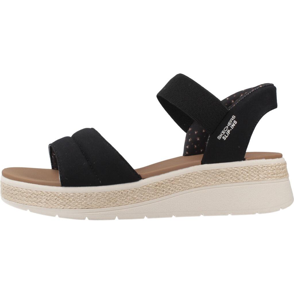 Sandales Plates Femme Skechers  Noir 2/5