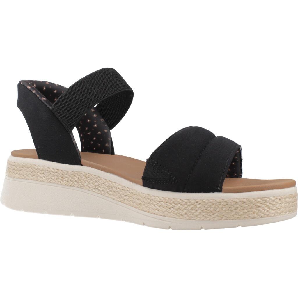 Sandales Plates Femme Skechers  Noir 5/5