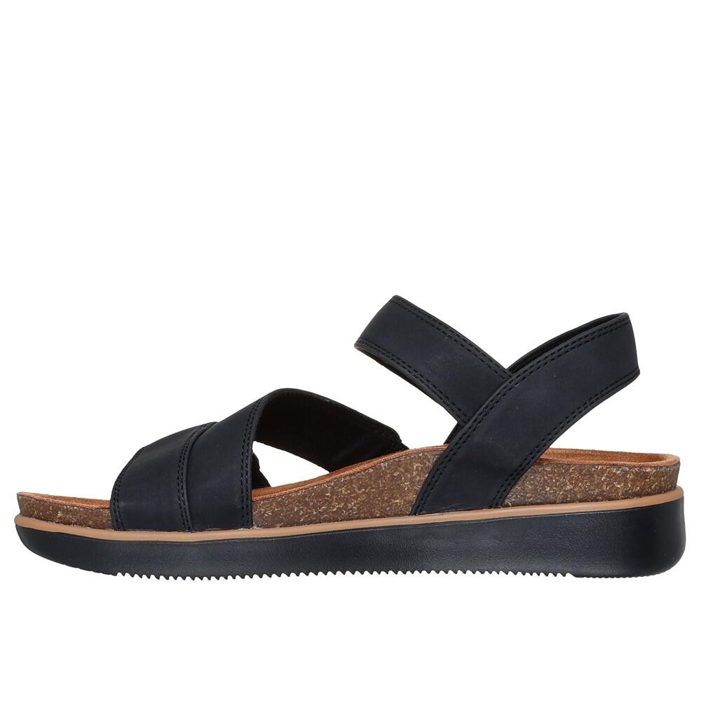 SANDALE Adaptable FEMME Skechers Lifted Comfort tissu NOIR 7/7