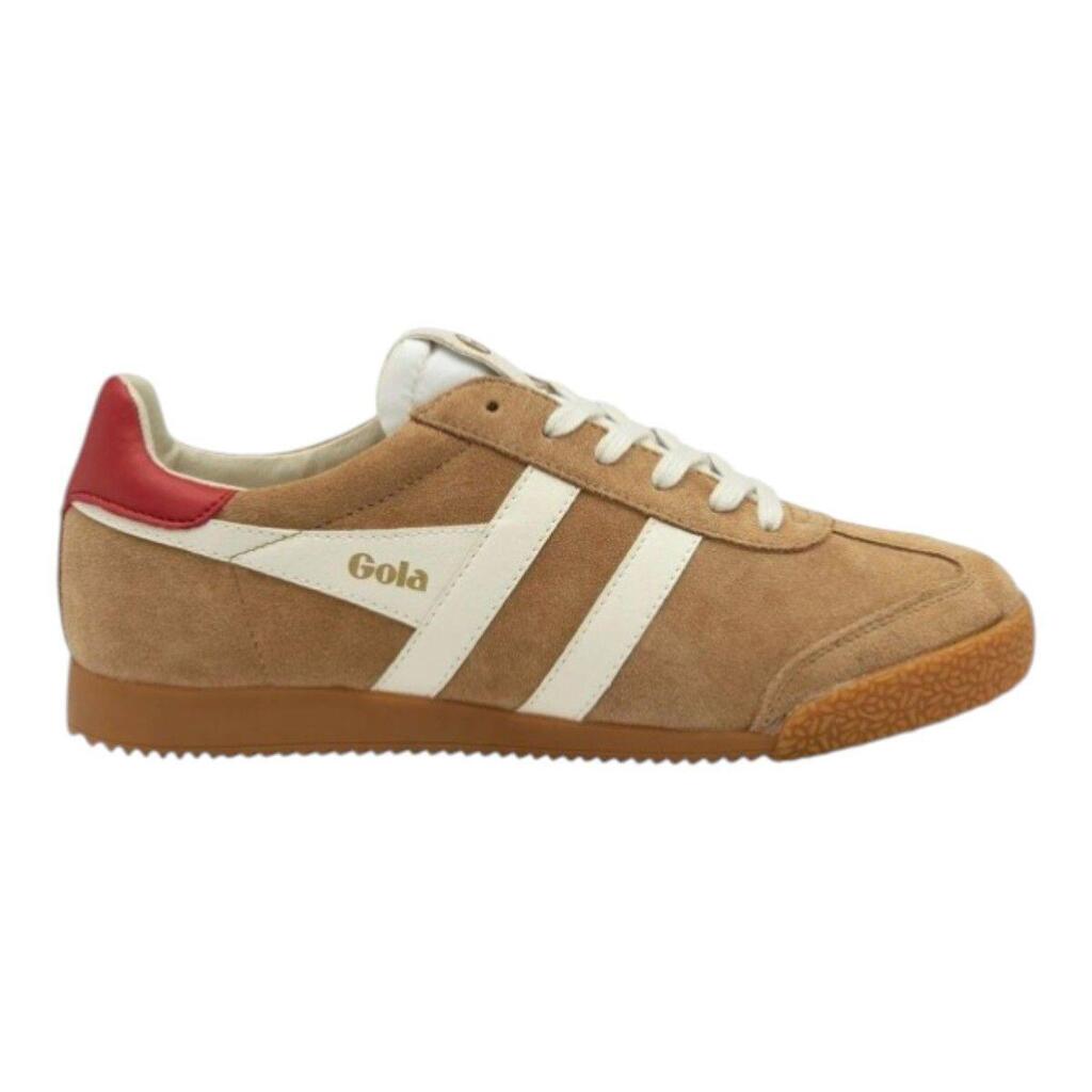 BROWN / WHITE / RED