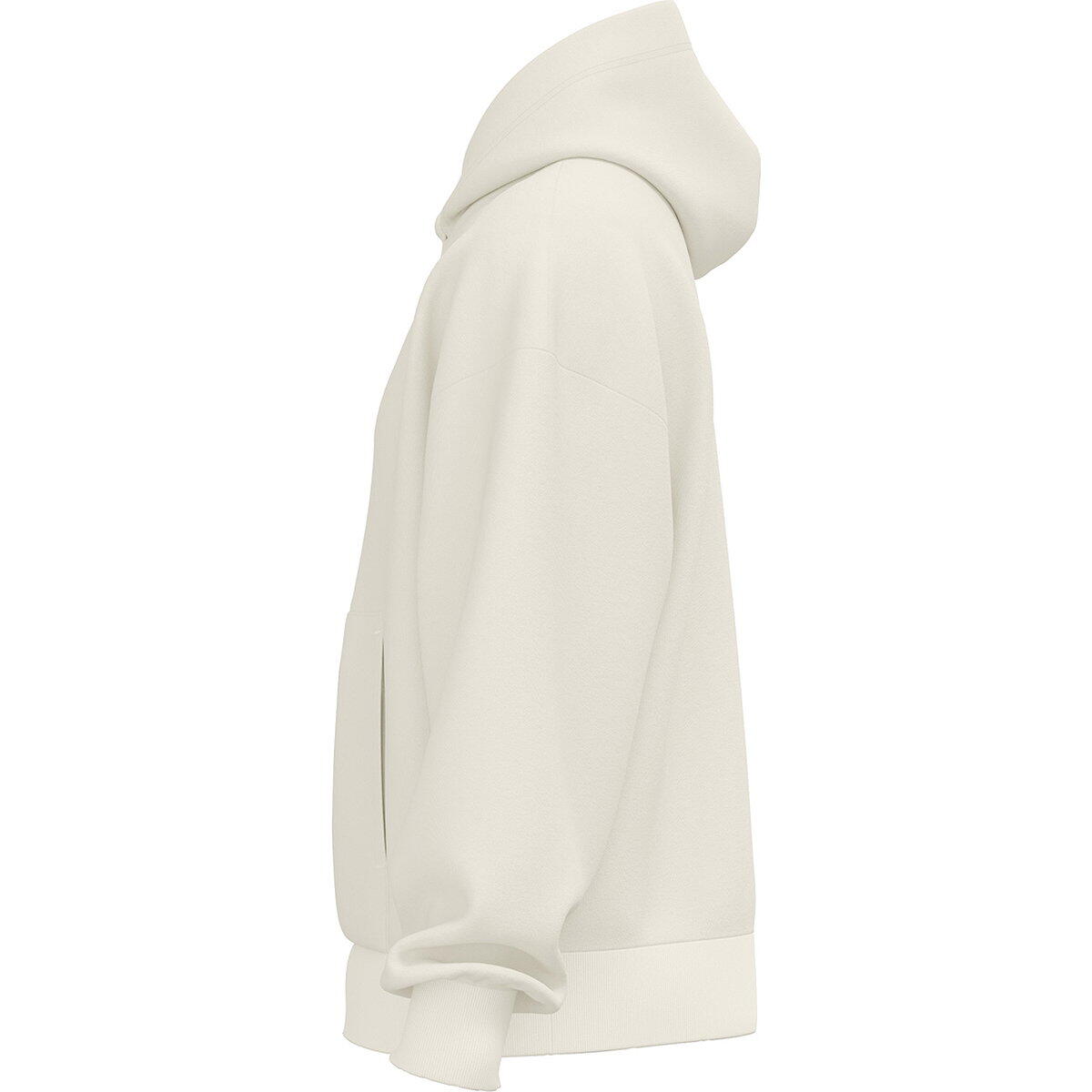 Sweat à capuche - Casual - Hommes - Oversize - Jako Wardrobe - Off White 3/4
