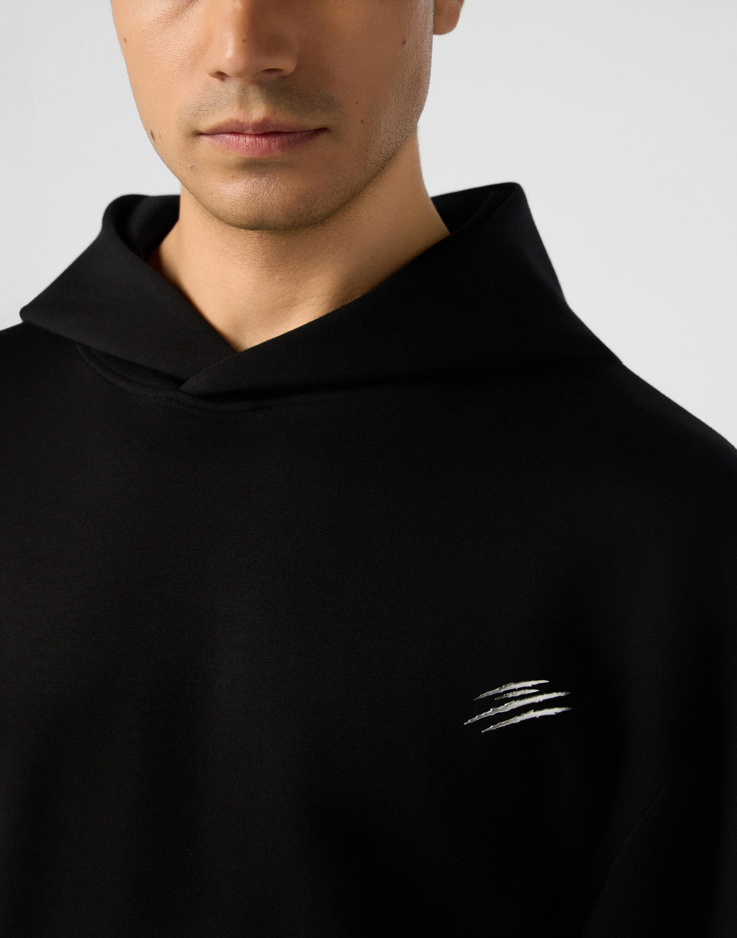Fleece Hoodie Chrome Scratch 5/5